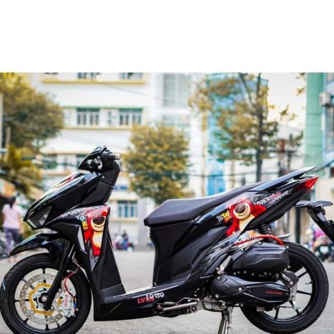 tem rời vario 150 -125 đen gấu dâu cực đẹp 2024 , mẫu ( Mới ) , tem 3 lớp bền màu - Decal Cao Cấp Nhất