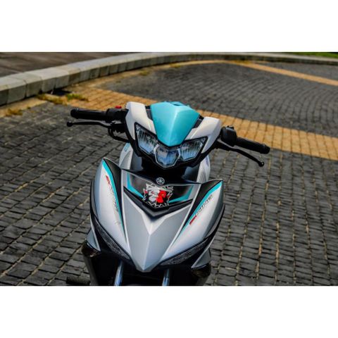 Tem Rời Dán Xe Exciter 150 Mẫu King Drag Bạc Đen Cực Chất, Hàng 3 Lớp Chất Lượng Cao Quyen Decal