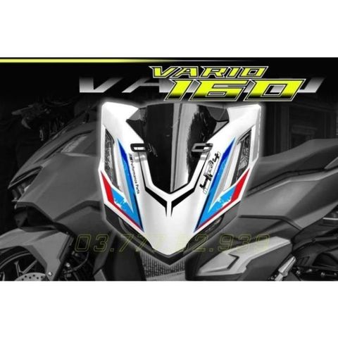 Tem Rời Honda Vario 160 Hp4 Dán Xe Trắng  - Decal In Chất Lượng