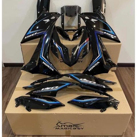 Tem Rời Winner X V2 Dán Xe Đen Mẫu Mới 2022  - Decal In Chất Lượng