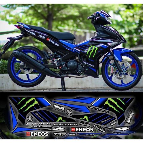 Tem exciter 150 zin monster chuẩn.