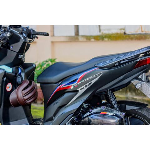 Tem Rời Dán Xe Vario 2018 Mẫu Chỉ Đen Xanh Đỏ Cực Đẹp, Hàng 3 Lớp Chất Lượng Cao Quyen Decal