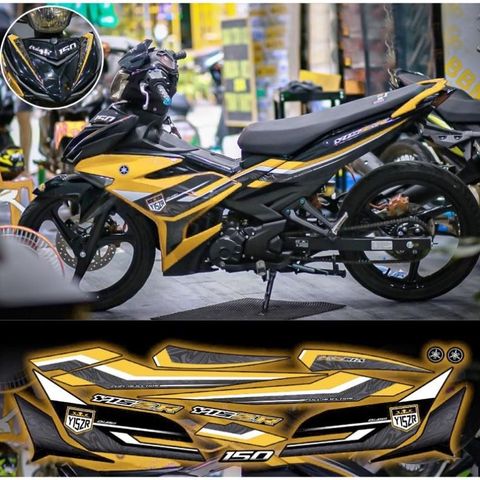 Tem rời exciter 150 y15zr phối đủ màu