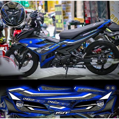 Tem rời exciter 150 y15zr phối đủ màu