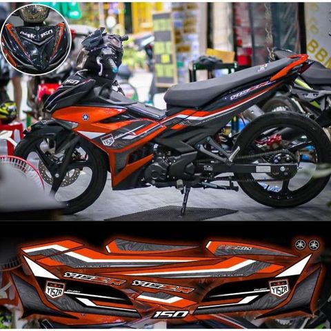 Tem rời exciter 150 y15zr phối đủ màu