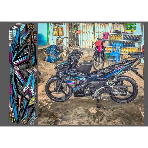 TEM RS WINNER X V3 MÀU ĐEN, RS WINNER X V3 7 MÀU - Decal Cao Cấp Nhất