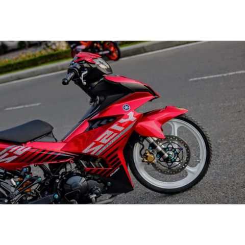 Tem Rời Dán Xe Exciter 150 Mẫu Y15ZR Đỏ Đen Cực Đẹp, Hàng 3 Lớp Chất Lượng Cao Quyen Decal