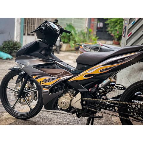 tem rời exciter lửa xám đen