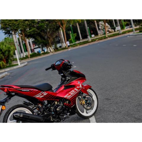 Tem Rời Dán Xe Exciter 150 Mẫu Y15ZR Đỏ Đen Cực Đẹp, Hàng 3 Lớp Chất Lượng Cao Quyen Decal