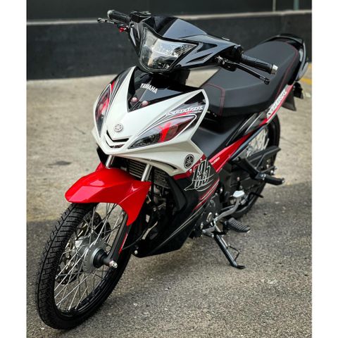 [FreeShip] [Ảnh thật] Tem rời Exciter 2010 - Mẫu Spark RX135i - tem trắng đỏ nổi bật