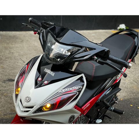 [FreeShip] [Ảnh thật] Tem rời Exciter 2010 - Mẫu Spark RX135i - tem trắng đỏ nổi bật