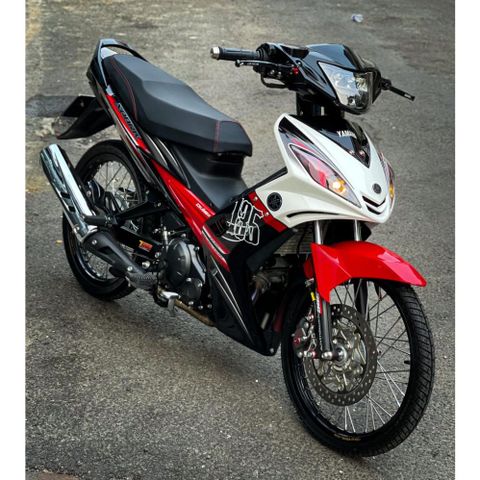 [FreeShip] [Ảnh thật] Tem rời Exciter 2010 - Mẫu Spark RX135i - tem trắng đỏ nổi bật