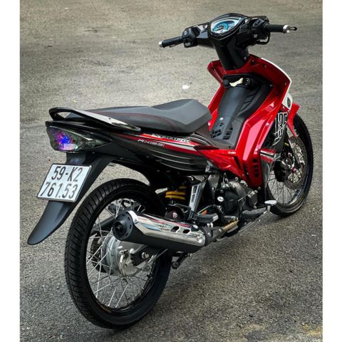 [FreeShip] [Ảnh thật] Tem rời Exciter 2010 - Mẫu Spark RX135i - tem trắng đỏ nổi bật