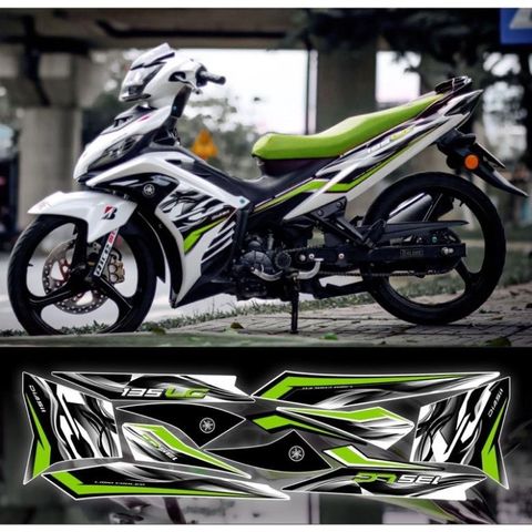Tem rời ex 135 LC xe trắng phối đủ màu