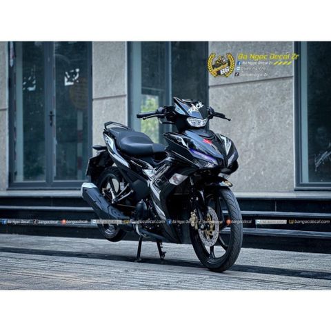 TEM RỜI LC155 ĐEN TRẮNG DÁN XE EX155 VVA ĐEN BÓNG-ĐEN NHÁM-ĐEN VÀNG ĐỒNG QDC
