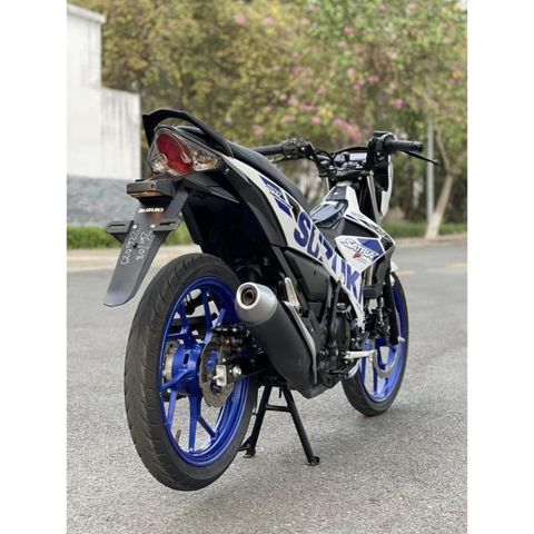[FreeShip] [Ảnh thật] Tem rời Satria150Fi - Mẫu trắng xanh - Chuẩn From cực đẹp Quyen Decal