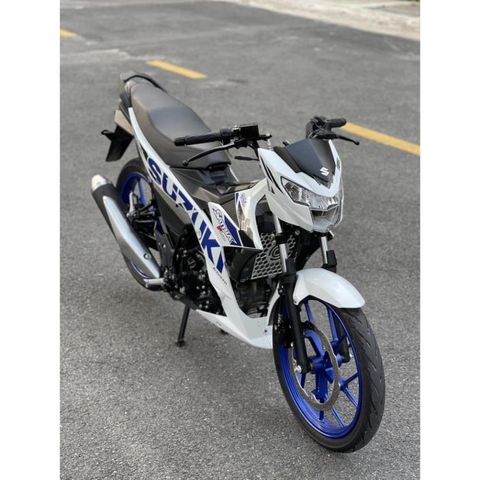 [FreeShip] [Ảnh thật] Tem rời Satria150Fi - Mẫu trắng xanh - Chuẩn From cực đẹp Quyen Decal