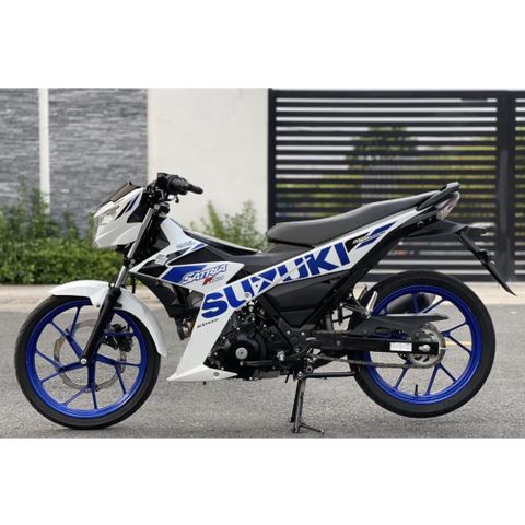 [FreeShip] [Ảnh thật] Tem rời Satria150Fi - Mẫu trắng xanh - Chuẩn From cực đẹp Quyen Decal