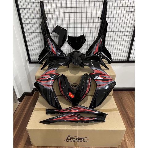 tem rời exciter 155 lửa full đen phối đủ màu