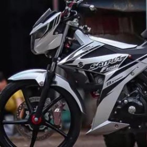 Tem Rời Satria F150 Decal Trong Đen Dán Được Nhiều Màu Xe  - Decal In Chất Lượng