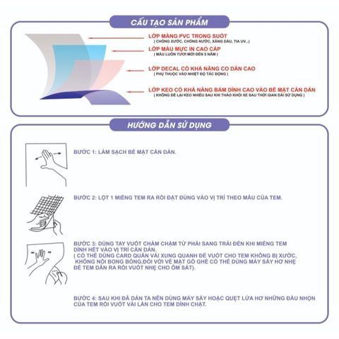 Tem rời Wave 110 2017 phối đen tím vàng, thiết kế đẹp mắt, in sắc nét, 3 lớp không bay màu MD00241 Cao Cấp