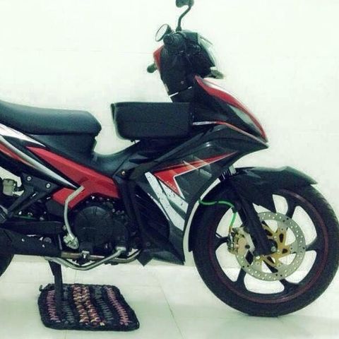 Tem Rời Ex 135 Mẫu 2011 Dán Xe Đỏ Đen