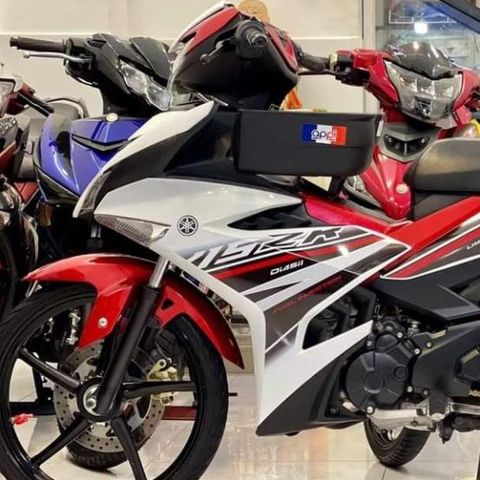 Tem Rời Exciter 150 Y15ZR Dán Xe Trắng Phối Đỏ  - Decal In Chất Lượng