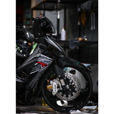 tem rời sirius rc đen xám đỏ mẫu ( Mới )  2024 đẹp kiểng - Decal Cao Cấp Nhất