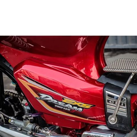 Tem Rời Dán Xe Dream Mẫu Dream Ex5 Đỏ Đen Cực Đẹp, Hàng 3 Lớp Chất Lượng Cao Quyen Decal