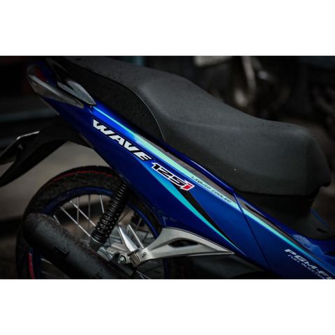 [FreeShip] TEM RỜI mẫu chỉ xanh đen cho Wave 125i - tem cao cấp không bay màu Quyen Decal