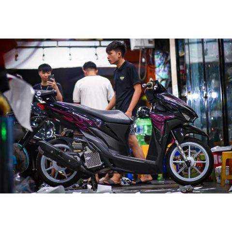 tem rời vario đen lửa tím cực chất mẫu mới ( Thịnh hàng )  , tem 3 lớp bền màu - Decal Cao Cấp Nhất