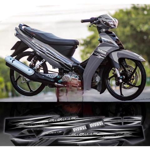 Tem rời Sirius mẫu Zin mới phối đủ màu xe