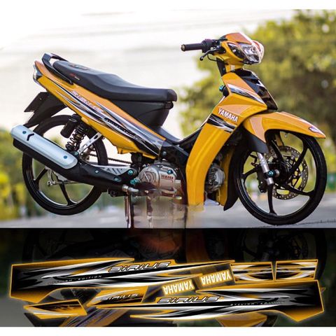 Tem rời Sirius mẫu Zin mới phối đủ màu xe