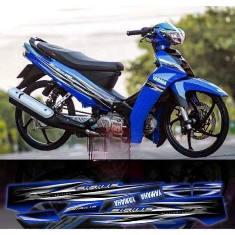Tem rời Sirius mẫu Zin mới phối đủ màu xe