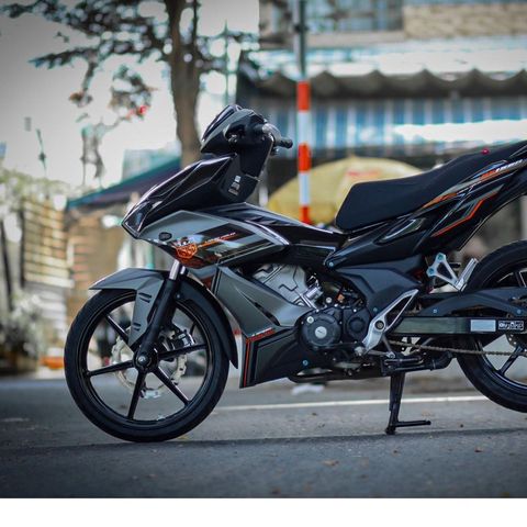 [Siêu Sale] TEM RỜI mẫu RS150 mới nhất 2022 siêu hot cho Winner X xám cam đen - tem 3 lớp cao cấp Quyen Decal