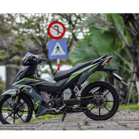 Tem Rời Dán Xe Winner V1 Mẫu RS150R Xanh Lá Đen Dán Xe Xám Xi Măng Cực Đẹp, Hàng 3 Lớp Chất Lượng Cao Quyen Decal