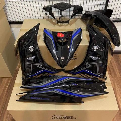 Tem Rời Ex 135 RC 2011 Dán Xe Đen  - Decal In Chất Lượng