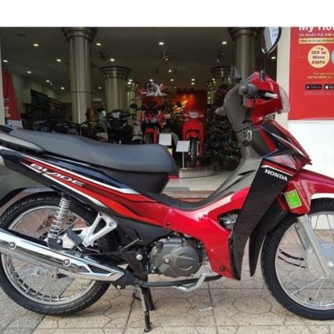 Tem Rời Honda Wave Blade 110 Đỏ Đen 2021  - Decal In Chất Lượng