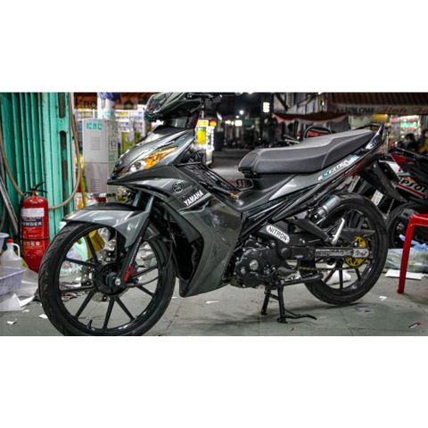[FreeShip] [Ảnh thật] Tem rời Exciter 135 - Mẫu chữ xanh trắng - hoạ tiết chuẩn from cực đẹp Quyen Decal