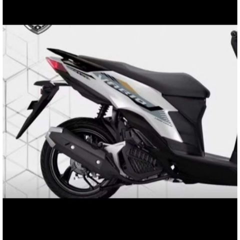 Tem rời Vario  Vàng dán xe Trắng