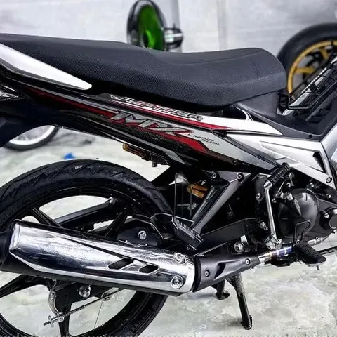 tem rời exciter 2006-2010 bạc đỏ đen mẫu mới , tem 3 lớp bền màu - Decal Cao Cấp Nhất
