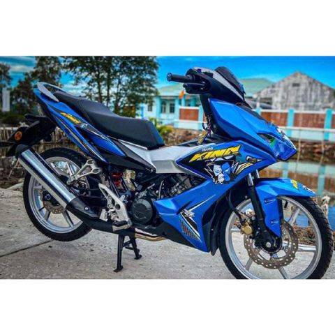 Tem Chế Honda Winner X King Drag Xanh
