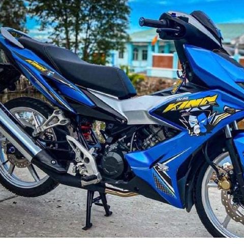 Tem Chế Honda Winner X King Drag Xanh