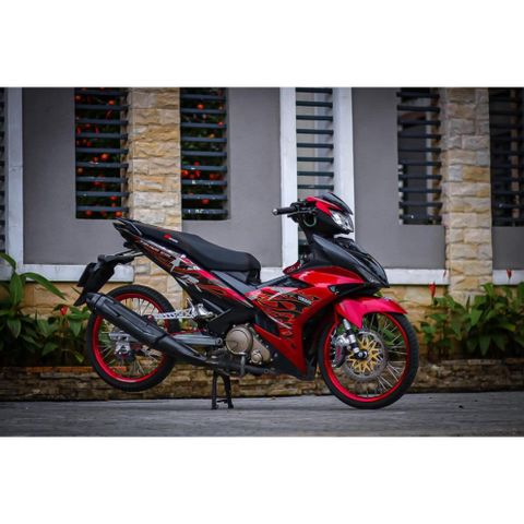 [Giá hủy diệt] Tem rời Exciter 150 đỏ đen - mẫu lửa siêu ngầu 2023 Quyen Decal
