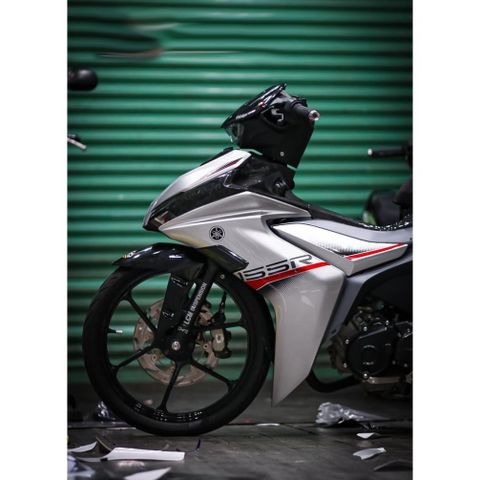 Tem rời Exciter 155 mẫu R bạc đỏ , in sắc nét, 3 lớp không phai màu CM00032 1 2