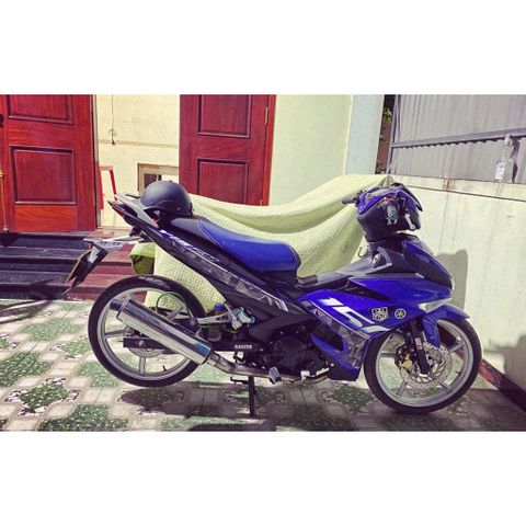 Tem Rời Ex 150 Y15ZR Tam Giác Xanh Đen