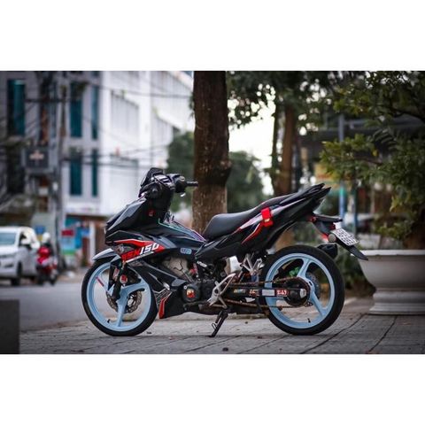 Tem rời RSX full đen phối đỏ trắng