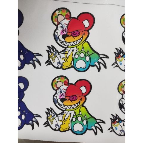 Tem Dán Sticker Gấu Quỷ Bạo Lực Ma Bé Đồng