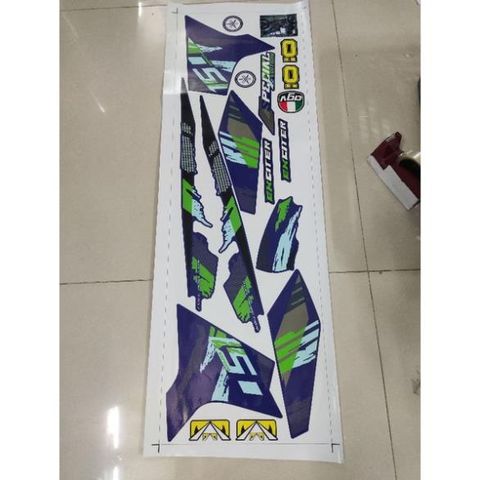 Tem Rời Exciter 150 Xanh Gp 2022  - Decal In Chất Lượng