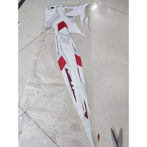 Tem Rời Exciter 150 Zin 2016 Trắng - Tem Lụa Cao Cấp  - Decal In Chất Lượng